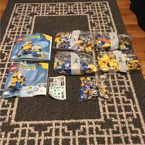 Lego 75551 brick built minions and their lair